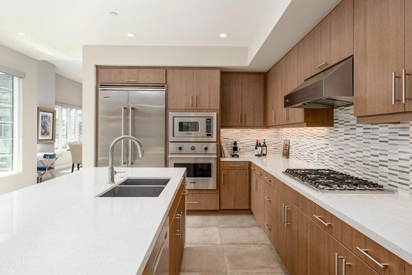 Interior, Kitchen, Recessed Lighting, Stainless Steel Appliances