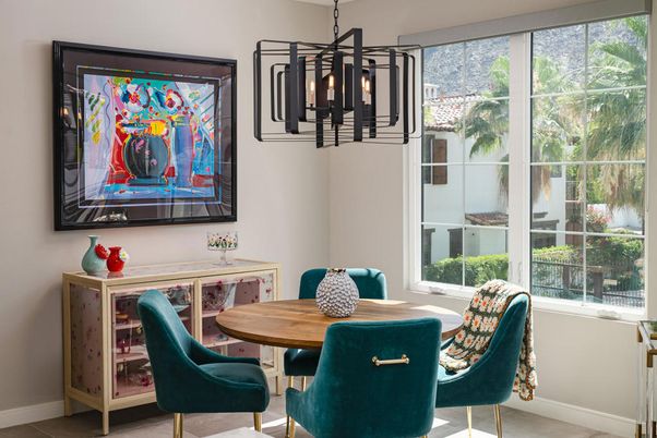 Dining room, Interior, Pendant Lights