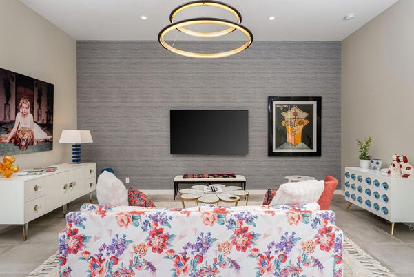 Bedroom, Interior, Pendant Lights, Recessed Lighting