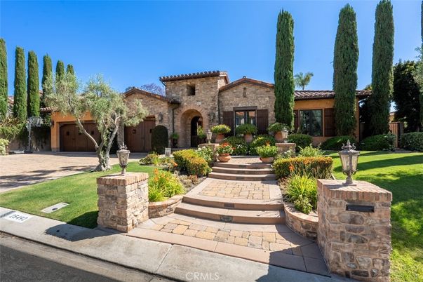 Backyard, Exterior, Facade, Mediterranean
