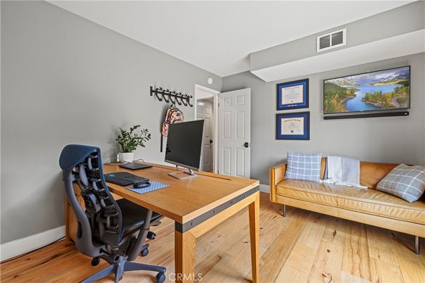 Home Office, Interior, Wood Texture Flooring