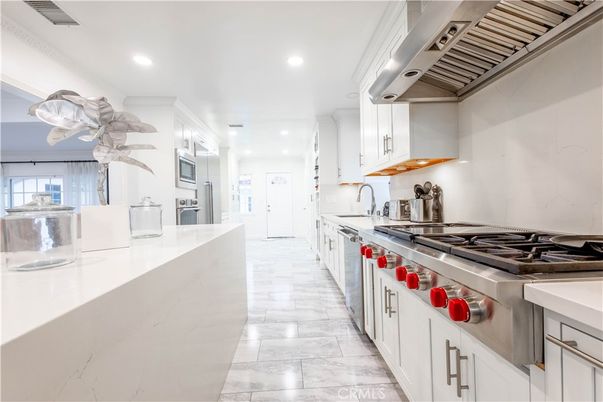 Interior, Kitchen, Recessed Lighting, Stainless Steel Appliances
