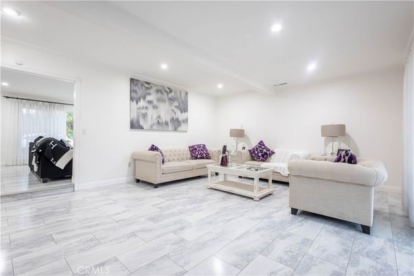 Interior, Living room, Recessed Lighting