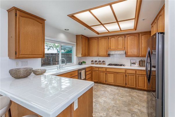 Interior, Kitchen, Recessed Lighting, Tile Countertops