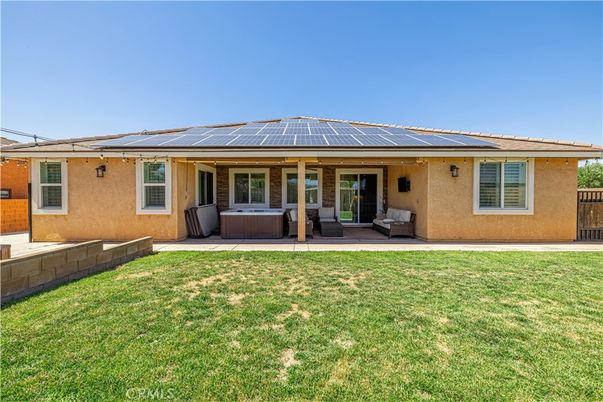 Backyard, Exterior, Hot Tub, Solar Panels