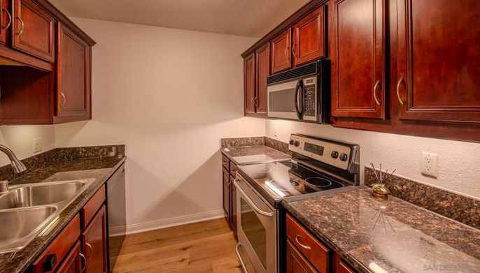 Interior, Kitchen, Wood Texture Flooring