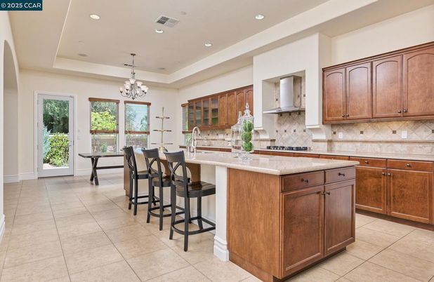 Chandelier, Interior, Kitchen, Recessed Lighting