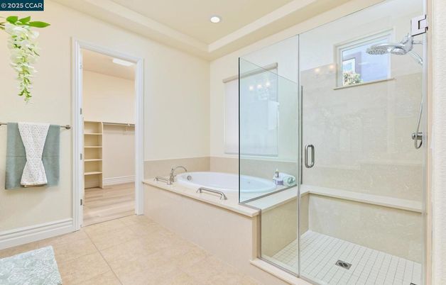Bathroom, Glass Shower, Interior, Recessed Lighting, Walk-in Closets