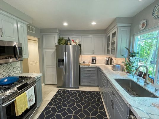Interior, Kitchen, Recessed Lighting, Stainless Steel Appliances