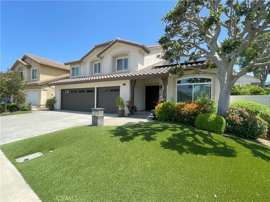 Attached, Backyard, Exterior, Facade, Mediterranean