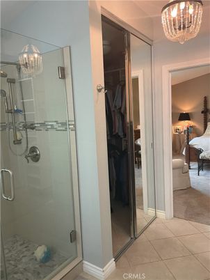 Bathroom, Bedroom, Chandelier, Glass Shower, Interior