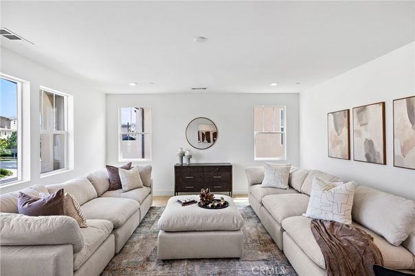 Interior, Living room, Recessed Lighting