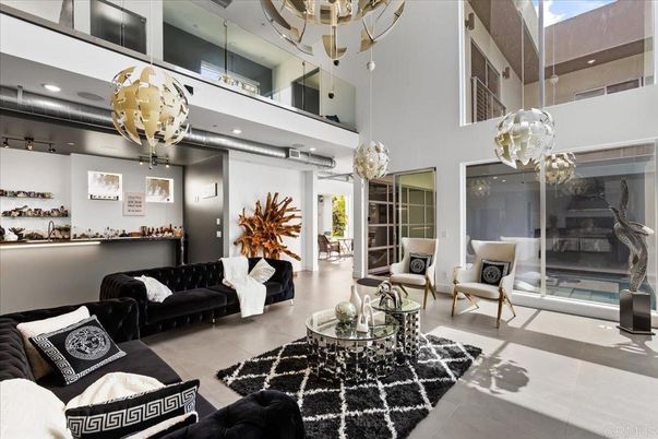 Interior, Living room, Recessed Lighting