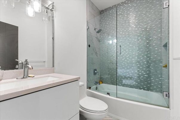 Bathroom, Glass Shower, Interior, Marble Walls
