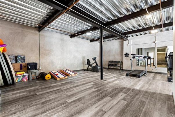 Fitness Equipment, Interior, Wood Texture Flooring