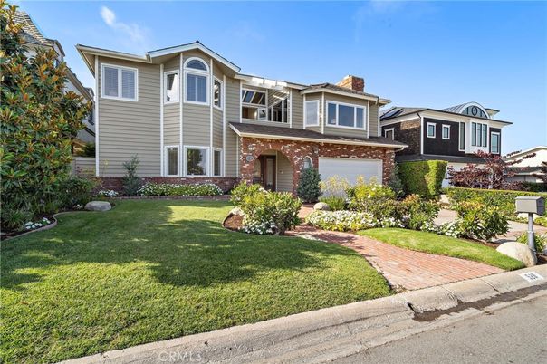 Attached, Backyard, Exterior, Facade, Brick Facade, Mediterranean
