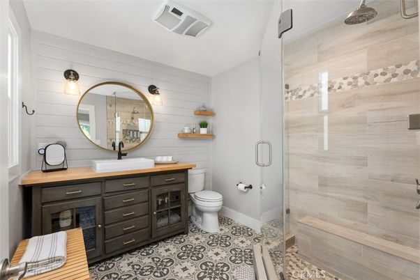 Bathroom, Glass Shower, Interior