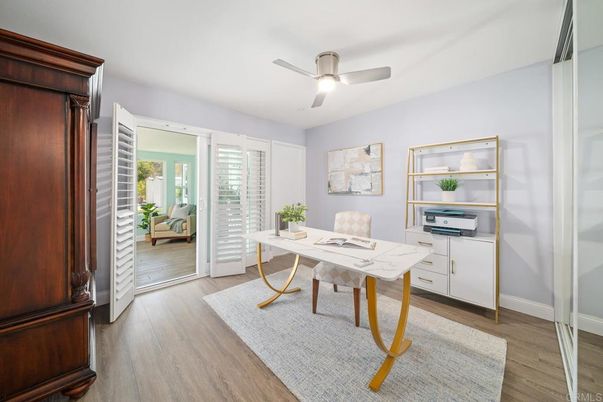 Home Office, Interior, Wood Texture Flooring