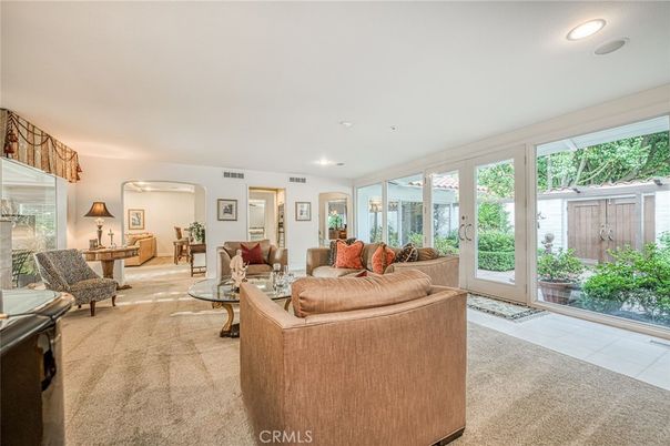Interior, Living room, Recessed Lighting