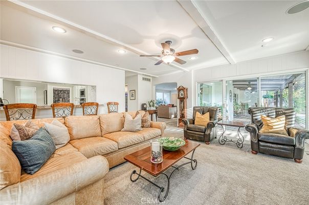 Interior, Living room, Recessed Lighting