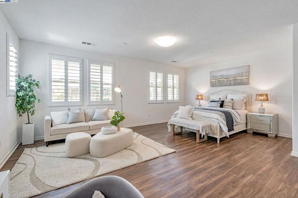 Bedroom, Interior, Wood Texture Flooring