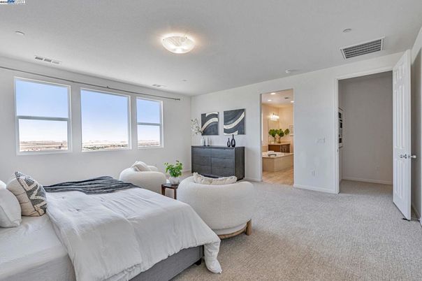 Bedroom, Interior, Recessed Lighting