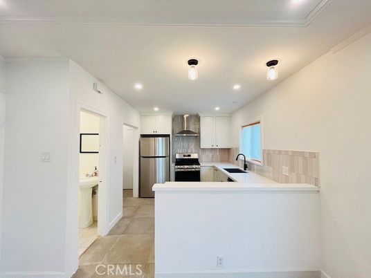 Interior, Kitchen, Recessed Lighting, Stainless Steel Appliances
