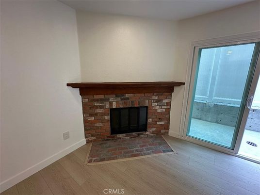 Empty room, Fireplace, Interior, Wood Texture Flooring