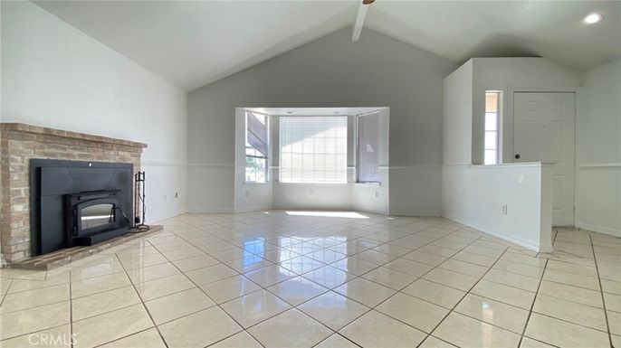 Empty room, Fireplace, Interior, Recessed Lighting