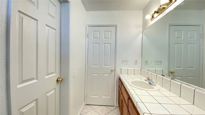 Bathroom, Dual Sink Vanities, Interior, Tile Countertops