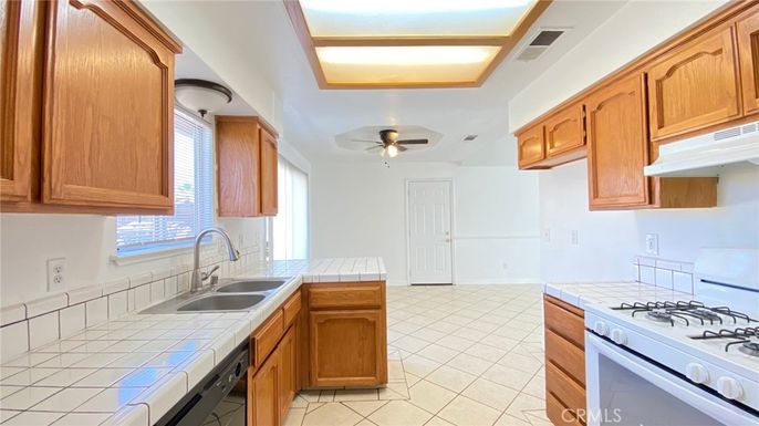 Interior, Kitchen, Tile Countertops