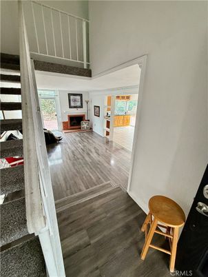 Fireplace, Interior, Wood Texture Flooring