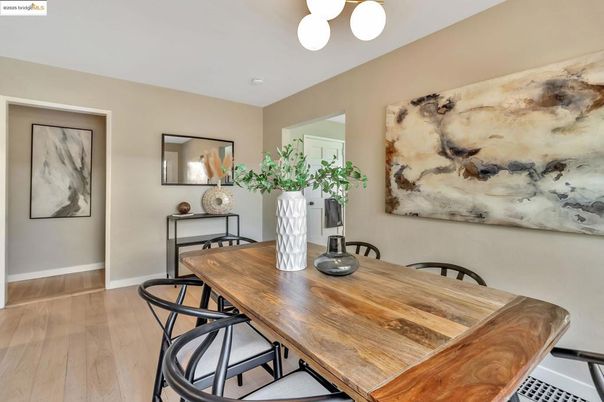 Dining room, Interior, Wood Texture Flooring