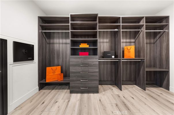 Interior, Walk-in Closets, Wood Texture Flooring