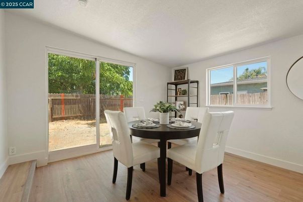 Dining room, Interior, Wood Texture Flooring