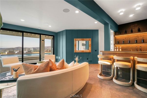 Interior, Living room, Recessed Lighting