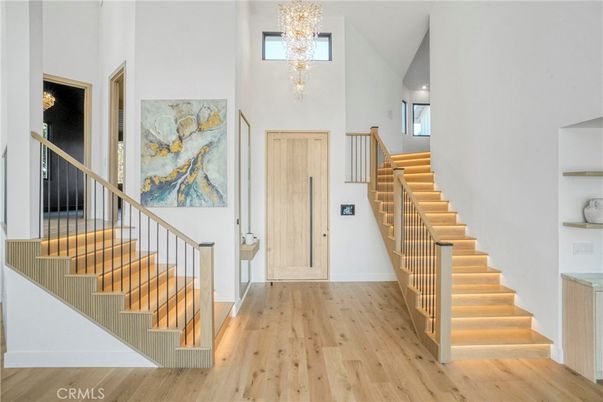 Chandelier, Interior, Wood Texture Flooring