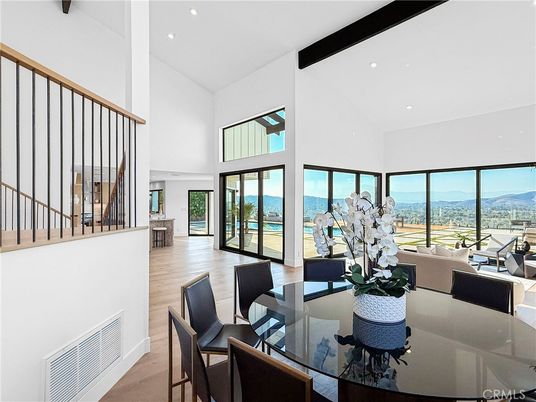 Dining room, Interior, Recessed Lighting, Water, Wood Texture Flooring