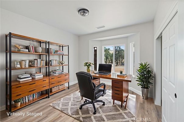 Home Office, Interior, Wood Texture Flooring
