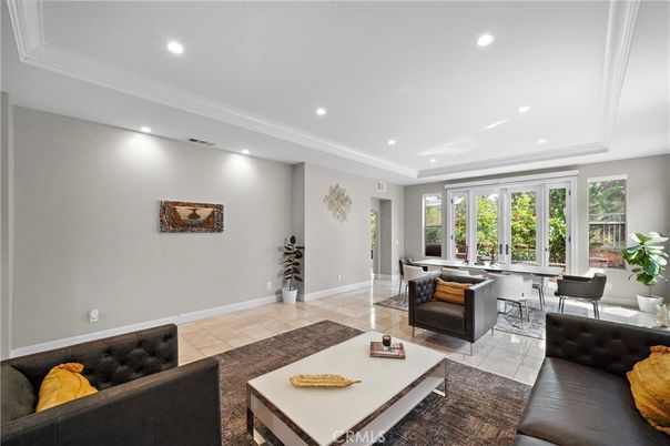 Interior, Living room, Recessed Lighting