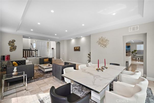 Dining room, Interior, Living room, Recessed Lighting