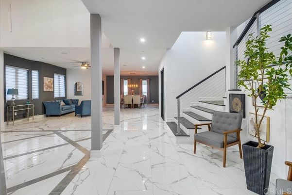 Interior, Marble, Recessed Lighting