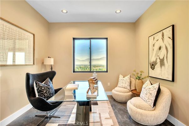 Home Office, Interior, Recessed Lighting