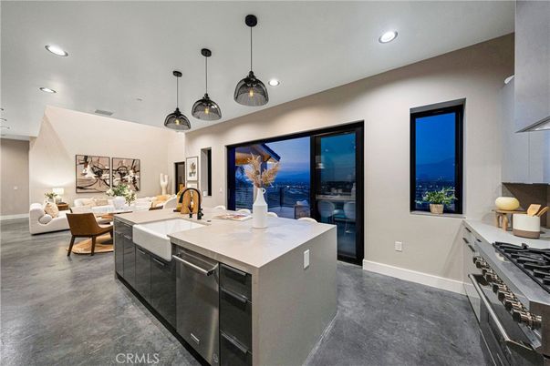Dining room, Interior, Kitchen, Living room, Pendant Lights, Recessed Lighting, Water