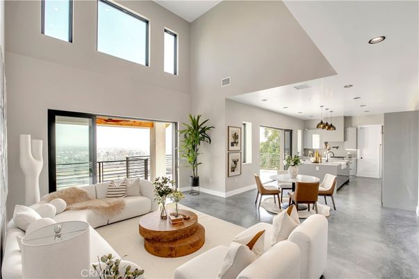 Dining room, Interior, Kitchen, Living room, Pendant Lights, Recessed Lighting