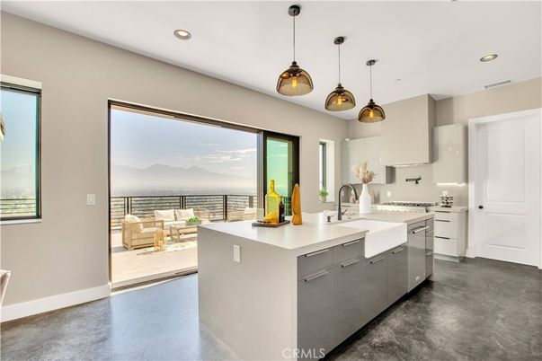 Interior, Kitchen, Pendant Lights, Recessed Lighting, Water