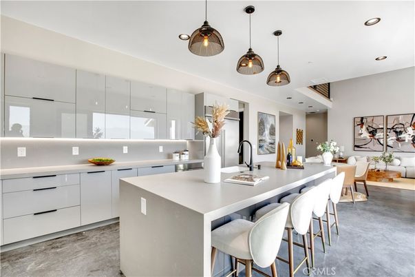 Dining room, Interior, Kitchen, Pendant Lights, Recessed Lighting