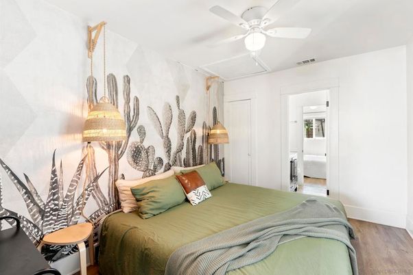 Bedroom, Interior, Wood Texture Flooring