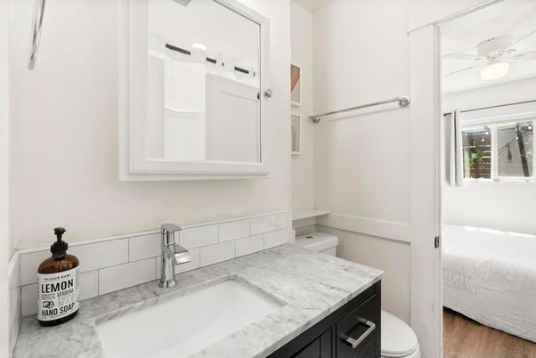 Bathroom, Interior, Wood Texture Flooring
