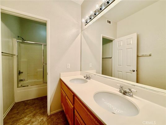 Bathroom, Dual Sink Vanities, Glass Shower, Interior